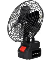 Настільний акумуляторний вентилятор Electric Fan VAP-8-1 48V 8″ бездротовий підлоговий охолоджувач повітря з автоповоротом і 2 швидкостями AND 0515