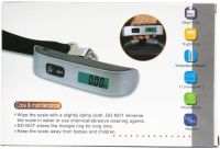 Canter electronic scales without change 50 kg Canter S044 digital Hand Scales with Backlit screen, luggage weighing device ACS 50KG S 004