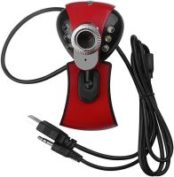 Веб камера з мікрофоном Digital HD Camera DG-899 1280х720 універсальна зовнішня USB веб-камера на прищіпці для ПК комп'ютера і ноутбука Червона