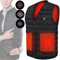 Electric heated thermal vest Hoson Heated Vest is a universal vest with 3 temperature adjustment modes for warming hands and back from USB