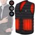 Electric heated thermal vest Hoson Heated Vest is a universal vest with 3 temperature adjustment modes for warming hands and back from USB