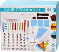 Професійний кондитерський набір cake Decorator YR20-A05 66 предметів, комплект кондитера для прикраси та декорування тортів капкейків і випічки