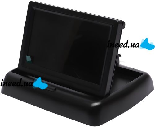 Автомобільний монітор Monitor 4085 LCD 4.3 " дюйма складаний екран для Камери заднього виду на торпеду, розкладний дисплей TFT автомонітор в машину