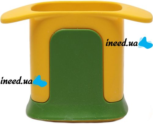 Подрібнювач для овочів Vegetable Chopper 2 в 1 кухонна Ручна овочерізка з двома змінними насадками для нарізки картоплі на скибочки і кубики
