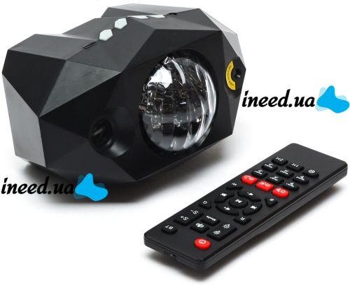 Проектор зоряного неба Аврора Dream Aurora Star lights AC6923 світлодіодний RGB LED нічник з Bluetooth колонкою, таймером і пультом ДУ AND AA10-7