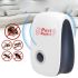Ультразвуковой отпугиватель насекомых и грызунов Electronic Pest Reject Repeller устройство для уничтожения мышей тараканов, комаров прибор в розетку