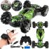 Stunt Car Shifter Champions 2866 Battery Transformer All-terrain Vehicle with Radio Control and Touch Control by hand Gestures Green
