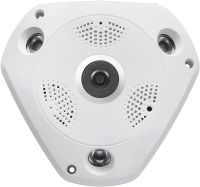 Стельова IP камера відеоспостереження VR Camera V300 360° бездротова панорамна відеокамера на стелю з ІЧ підсвічуванням і мікрофоном Wi-Fi VRCam