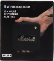 Marshall Willen BT Portable Speaker Wireless Waterproof Bluetooth Speaker Retro Style USB for Android IOS Black