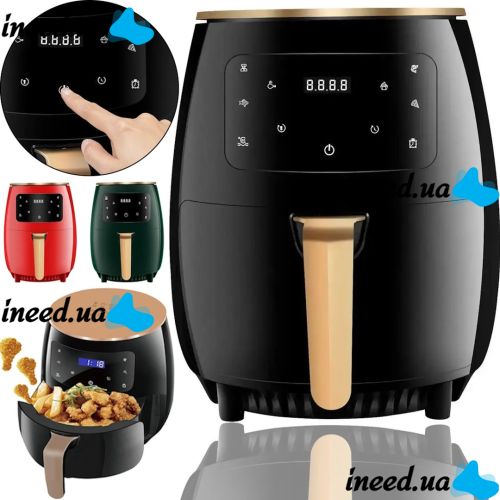 Oil-free Air Fryer Multi-oven Air Fryer Su Tai ST-505 6L for Cooking 2400W Oil-free Fryer with Air Grill Function S18