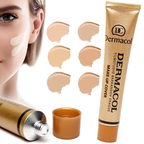 Тональный крем Dermacol Make-Up Cover SPF 30 оттенок № 207, 209, 210, 211, 212, 215 Дермакол 30 мл