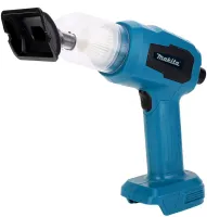 Акумуляторний пилосос Makita CVC-21 21V з насадками, бездротовий ручний автопилосос Макіта 3 режими швидкості для сухого прибирання в авто і вдома Синій