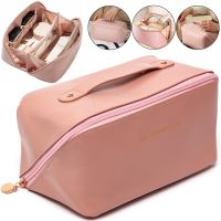 Косметичка органайзер для зберігання косметики Rose Of Mon's Land Beauty Box Bag жіноча дорожня сумка з ручкою, водонепроникна Mons 5078 Рожева