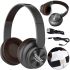 Wireless Overhead Bluetooth Headphones Lelisu LS-205 Full-size Rechargeable Bluetooth Headset with Built-in Microphone Mini-jack USB