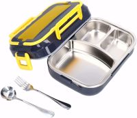 Електричний ланч-бокс Electric Lunch Box DFH-C21 1.5 л ланч бокс з підігрівом і металевою знімною чашею від мережі і прикурювача C-21 220V 12V