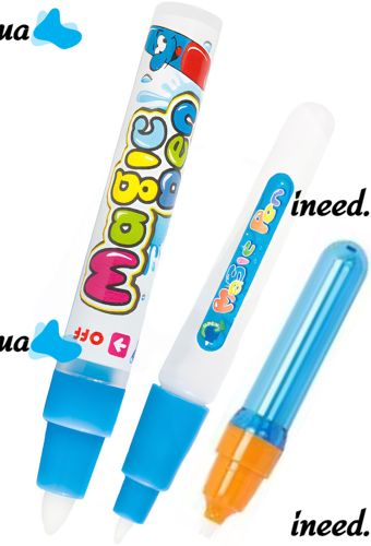 Children's Educational Water Drawing Mat Magical Aqua Mat 120x90 cm Gaming Waterproof Aqua Mat with Water Markers and Stencil