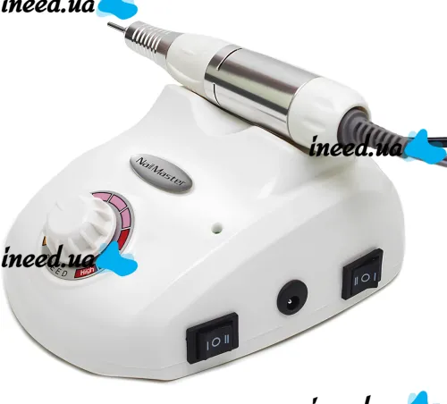 Машинка фрезер для маникюра и педикюра Beauty Nail DM-502 35000 оборотов, электрический аппарат для обработки ногтей с насадками и педалью 