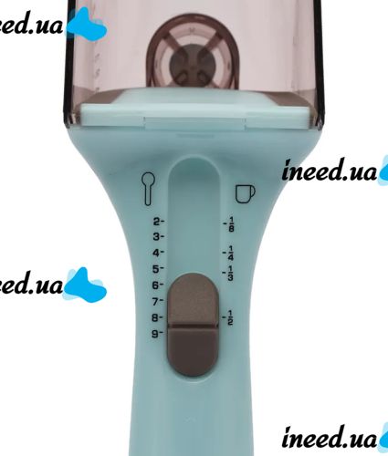 Мірні регульовані ложки Adjustable Measuring Spoon 2 в 1 пластикові ємності ваги з регулятором об'єму для сухих і рідких інгредієнтів 130 мл