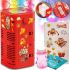 Automatic Soap Bubble Generator Fireworks Bubble Machine DXS6225 85ml Fireworks Machine with Light and Sound Effects Powered by Batteries