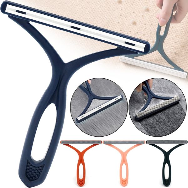 Двусторонняя щетка для удаления шерсти животных Dual-purpose Brush Hairball Buster SF246 скребок для чистки ворса и катышков с мебели и ковров