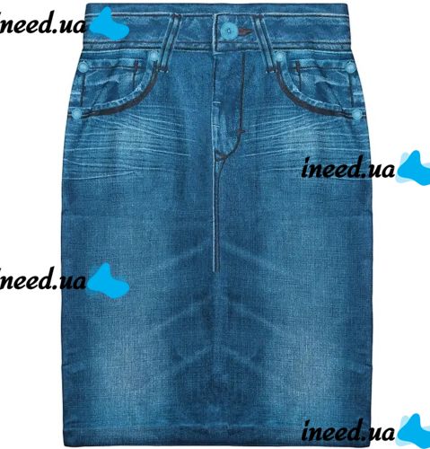 Skinny Denim Skirt Shape Skirt TV-352 for Waist Correction with High Rise Trim N Slim Women's Shapewear Skirt