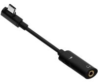 Перехідник Hoco LS19 2 в 1 Jack 3.5мм Type-C аудіо адаптер на 2 гнізда, конвертер для під'єднання зарядки та навушників до телефона Audio Converter