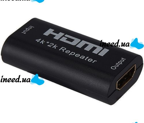 HDMI Repeater 4K Converter Repeater, Video Signal Amplifier up to 40 Meters, Stand-alone Repeater Repeater HDMI-HDMI Extension Cable for Devices