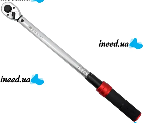 YATO YT-07676 1/2" 20-220 Nm ratchet wrench for precise tightening of bolts and nuts, tool in a case for car repairs