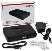 Andowl Q-UP900 UPS for Wi-Fi Routers, 5V, 9V, 12V, 8800mAh Power Bank, 18W UPS for Modems, Switches, and Cameras