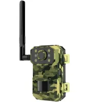 Photo Trap for Hunting Owl Hunting ESCAM QF380 Solar 4G with Motion Sensor and Solar Panel Outdoor Camera with LTE Module Powered by 18650 Battery Camouflage