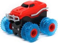 Набір канатний автотрек Trix Trux as - 331 дитячий комплект мотузкова дорога з трасою, натяжним тросом і трюк машинкою на батарейках Монстр Трек