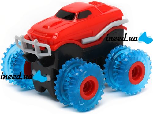 Набір канатний автотрек Trix Trux as - 331 дитячий комплект мотузкова дорога з трасою, натяжним тросом і трюк машинкою на батарейках Монстр Трек
