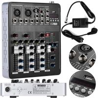 Professional Mixing Console Yamaha Mixer BT4000 2ch BT 4-Channel Active Audio Mixer with Built-in Amplifier and Bluetooth MX-4000BT Black