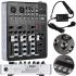 Professional Mixing Console Yamaha Mixer BT4000 2ch BT 4-Channel Active Audio Mixer with Built-in Amplifier and Bluetooth MX-4000BT Black