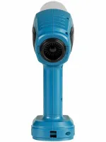Акумуляторний пилосос Makita CVC-21 21V з насадками, бездротовий ручний автопилосос Макіта 3 режими швидкості для сухого прибирання в авто і вдома Синій