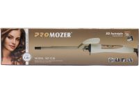 Плойка для афро кучерів Promozer MZ-2218 9 мм тонка афроплойка для завивки і укладання волосся, керамічні дрібні щипці з індикатором і підставкою 35W