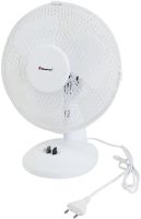 Настольный вентилятор Domotec MS-1624 портативный поворотный электровентилятор 2 режима скорости с защитной сеткой для дома 23W MS1624 Белый 