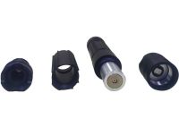 Laser pointer Laser Blue YX-B008 10000mW blue laser with replaceable nozzles up to 50 km, astronomical laser designator on battery B008