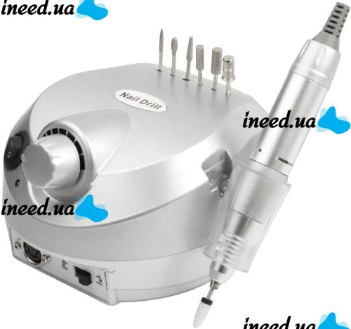 Фрезер для манікюру і педикюру Beauty Nail Dm - 202 35000 об/хв апарат для обробки нігтів з насадками 6 в 1 манікюрний апаратний набір з фрезами