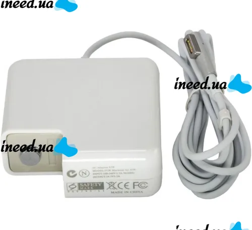Блок живлення для ноутбука Macbook Air MagSafe 45W L-style, Зарядний пристрій для ноутбуків Apple Макбук 45Вт зарядка USB-C з л-подібним роз'ємом