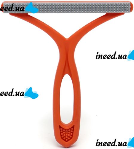 Double-sided brush for removing animal hair Dual-purpose Brush Hairball Buster SF246 scraper for cleaning lint and pellets from furniture and carpets