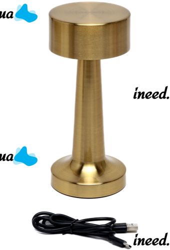 Світлодіодна настільна лампа гантеля Led Desk Lamp WC100G барний світильник нічник 3 режими світіння з сенсорним датчиком для спальні, ресторану, кафе