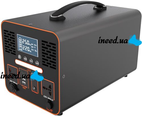 Portable Charging Station Sine 9563 600W 40A Universal Power Station with Pure Sine Wave for Charging and Connecting 220V USB Type-C Appliances