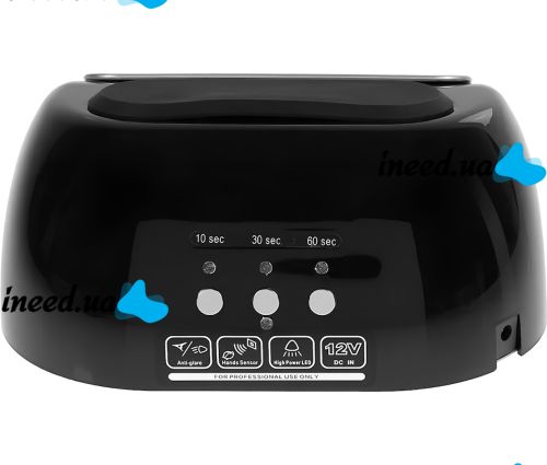 Гібридна ультрафіолетова LED лампа Sun Nail System K18 48W для манікюру і педикюру CCFL UV Lamp з датчиком руху і таймером для сушіння гель лаку