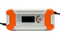Автоматичний зарядний пристрій для акумуляторів AGM GEL LCD VoltPolska 8A 12V 24V універсальне автомобільне з дисплеєм для зарядки акумулятора авто