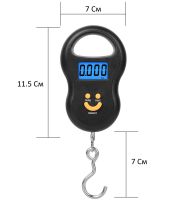 Digital Canter Scale ACS 601 Canter up to 50 kg 603 Domotec MS-50, Handheld Pocket Electronic Scale without change, Electronic Canter Scale Black