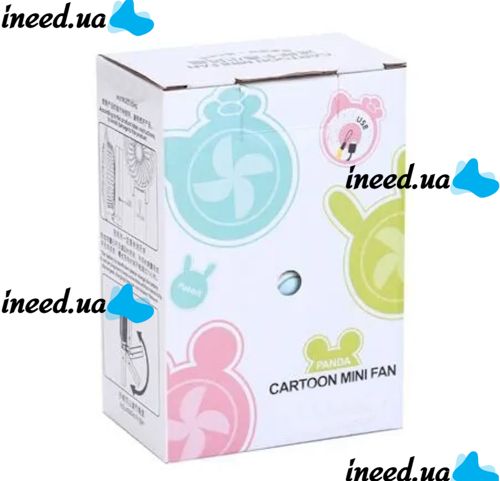 Folding Rechargeable Mini Fan Cartoon Cat Cartoon with Ears , Handheld Portable USB Fan with Folding Handle on Battery