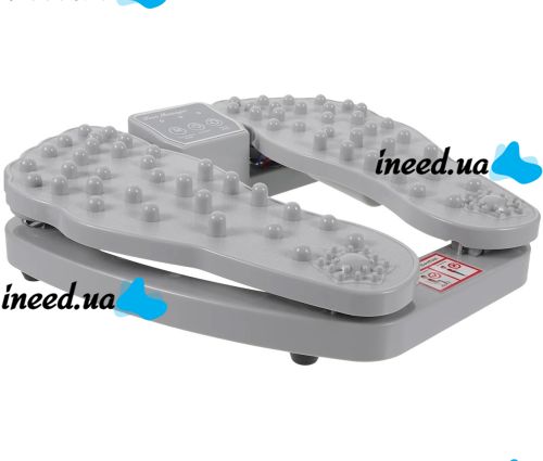 Вібраційний масажер для ніг Plantar Acupoint Foot Massager LKL-1666 електричний акупунктурний вібромасажер для стоп з функцією підігріву від мережі