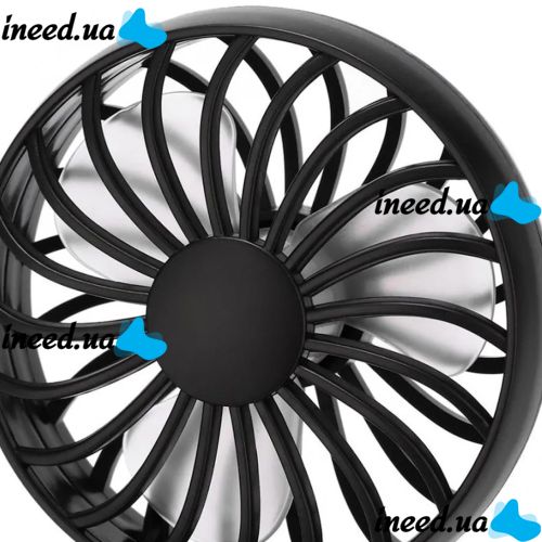Портативний вентилятор на шию Neck Fan 360° бездротовий шийний спортивний охолоджувач 3 швидкості з акумулятором, LED-підсвічуванням і USB зарядкою