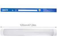 GreeLite 8250 LED Ceiling Lamp at 150W 120 cm Cold White, Linear Lamp Wall Lamp 6500K 1.2m from 220V mains Cold White